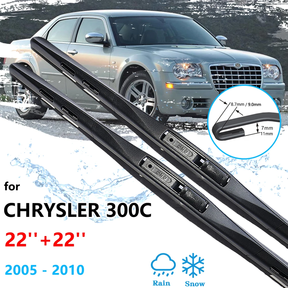 ForChrysler300300C20052010FrontWindowCleaningFramelessWiper