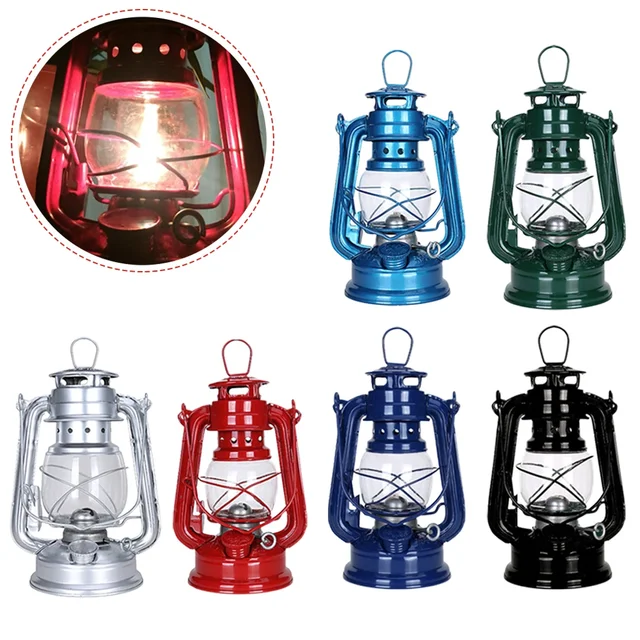Vintage Camping Kerosene Lamp 2