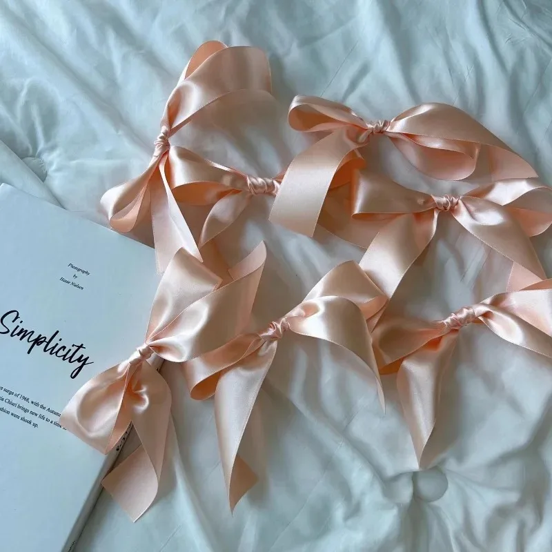 Ins style bow handmade hand woven ribbon banner children's room decoration early education popular decoration decoration