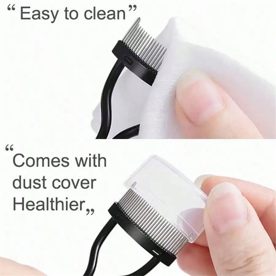 Black Eyelash Curler Brush Makeup Tool for Eye Lash Curling