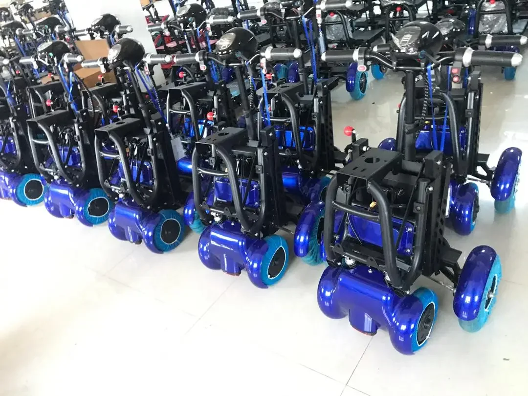 foldable four wheels dual motor mini 2 seater 10 inch folding mobility electric scooter for disabled adults bike 4 wheels S80cf4922e7054ff9933d8648f14b012ek