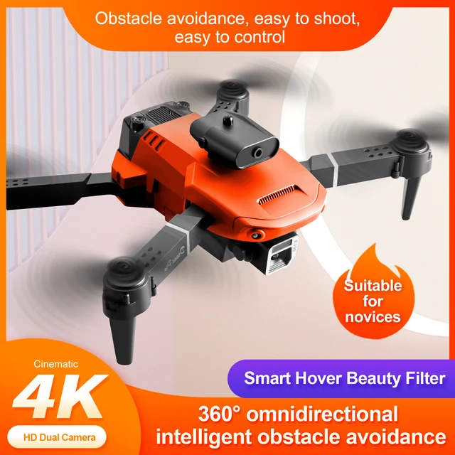 2022 NEW E100 Mini Drone 4k Profesional HD Camera Fpv WiFi Drones With Obstacle Avoidance Rc Helicopter Folding Quadcopter Toys 1