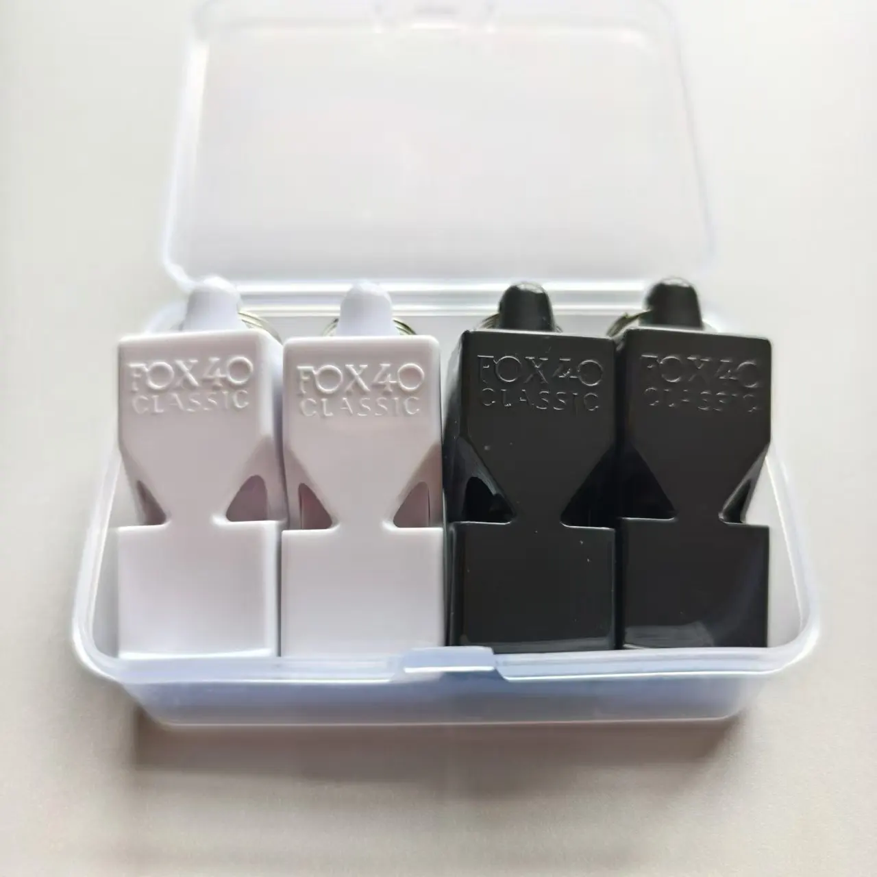 Classic Referee Whistle, Outdoor Rescue Whistle, Pe Teacher Coach Whistle, 4Pcs in Box 2