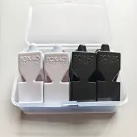 Classic Referee Whistle, Outdoor Rescue Whistle, Pe Teacher Coach Whistle, 4Pcs in Box 2