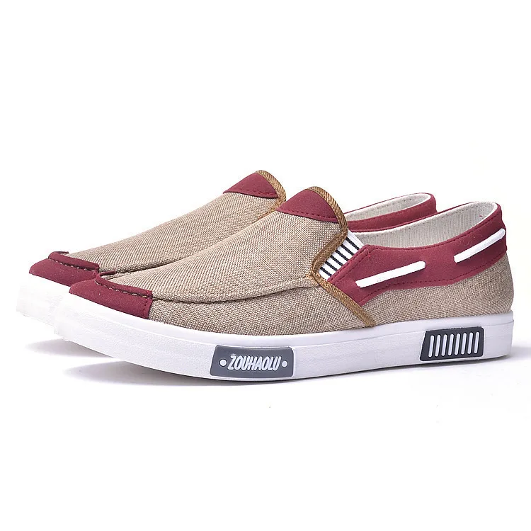 

Men Canvas Shoes 2023 Spring Summer New Casual Shoes Fashion Light Comfortable Breathable Flats Outdoor Driving Walking Footwear