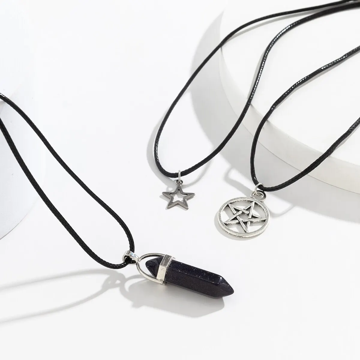 [FLARE UP]★韓国人気★ [SET] Handmade Layered OS Necklace Amazon.com: Sanfenly Punk Chain Rings+ Layered Chain