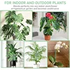 3/24PCS Twig Plant Support Brackets Stackable Green Plants Growth Stakes Detachable Monstera Climbing Stakes for Indoor Outdoor 4