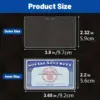 5/10/20Pcs Waterproof PVC Card Protector Sleeves Soft Clear Protective Covers for Social Security Medical Insurance Credit Cards 6