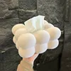 Ceramic Tissue Box Velvet Suede Flocking Cute Bubble Paper Extractor Tissue Box Holder Toilet Paper Holder Desktop Storage 1