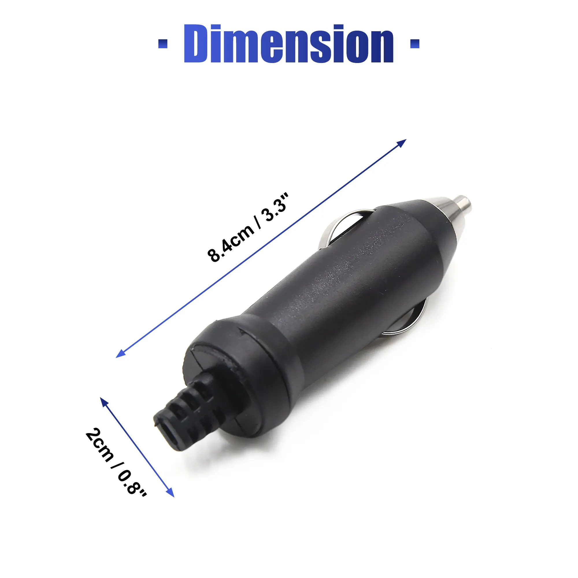 X Autohaux 2pcs 12-24V ڵ    ÷   ܼƮ  Ŀ, 8.4x2cm ü