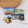 Dollhouse Miniature Building Blocks with mini box  Simulation Model Toy  for barbies ob11 doll house decoration accessories 5