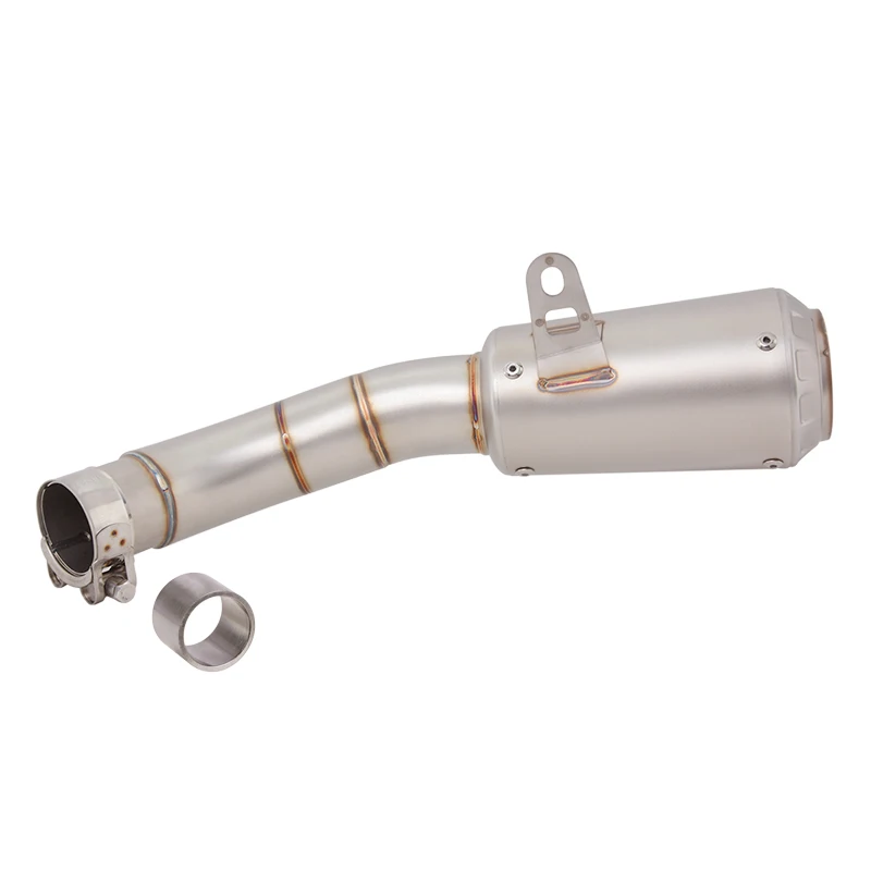 MT25 MT03 Escape Motorcycle Mid Link Tube And Muffler Stainless Steel Exhaust System For YAMAHA R25 R3 MT25 MT03 All Years - Image 2