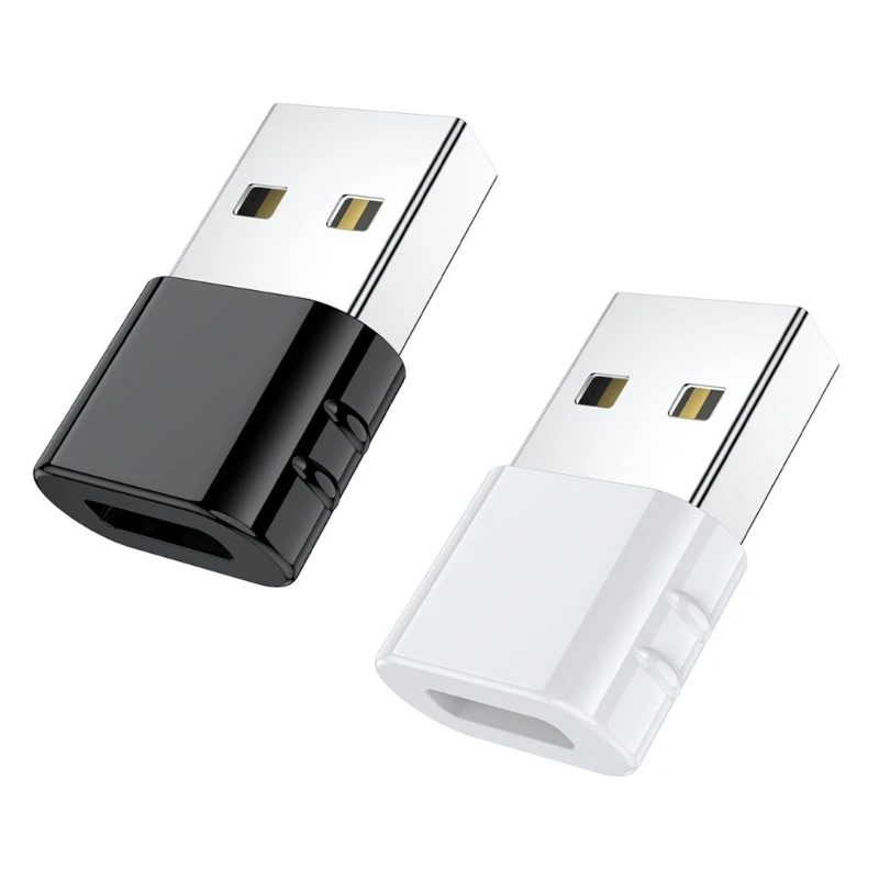

USB to USB C Adapter Type C Female to USB Male Converter USB2.0 Charging Adapter