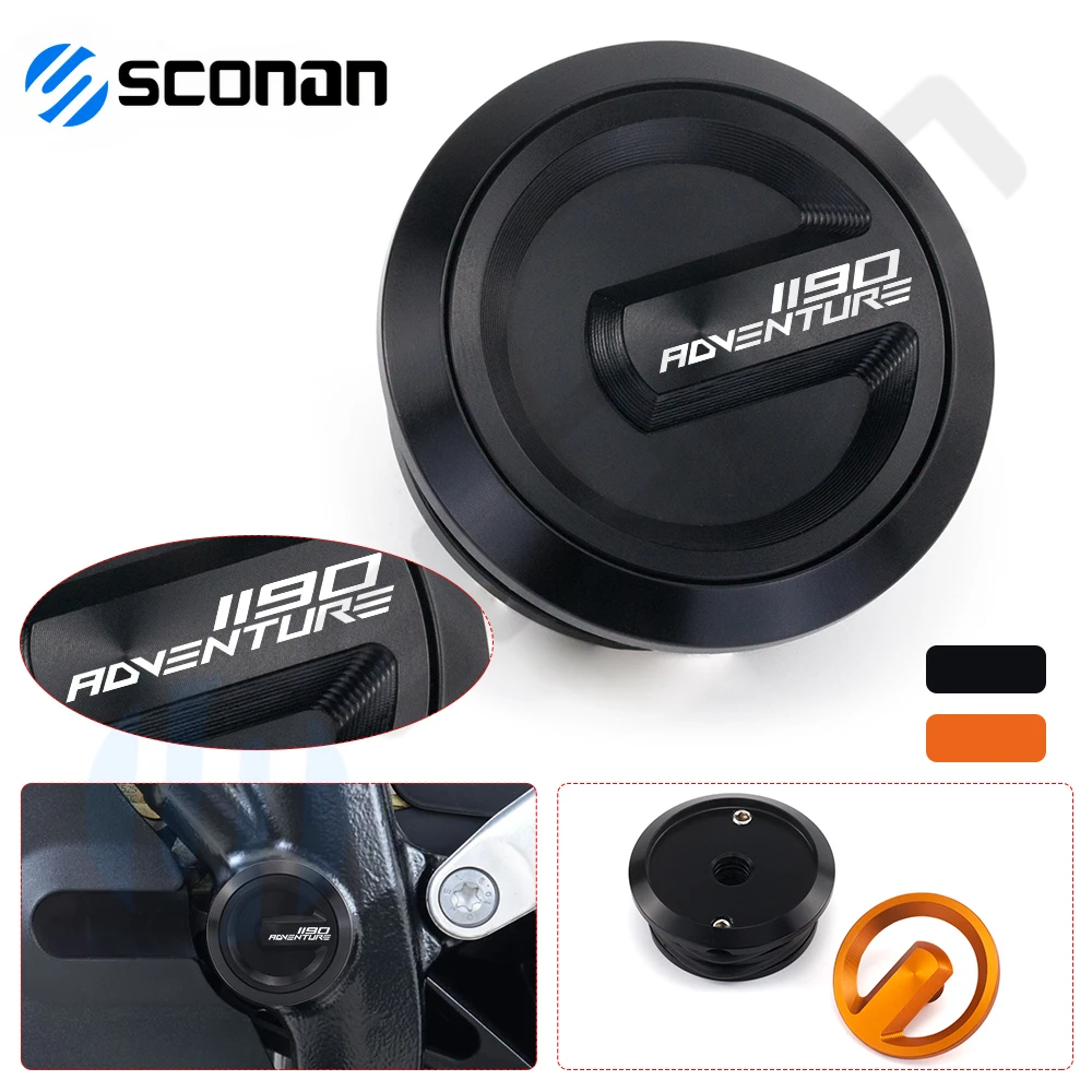 

For KTM 1190 ADV 1190 Adventure 2013 - 2022 Motorcycle Accessories CNC Aluminum Frame Caps Set Frame Hole Cover Plug Protector