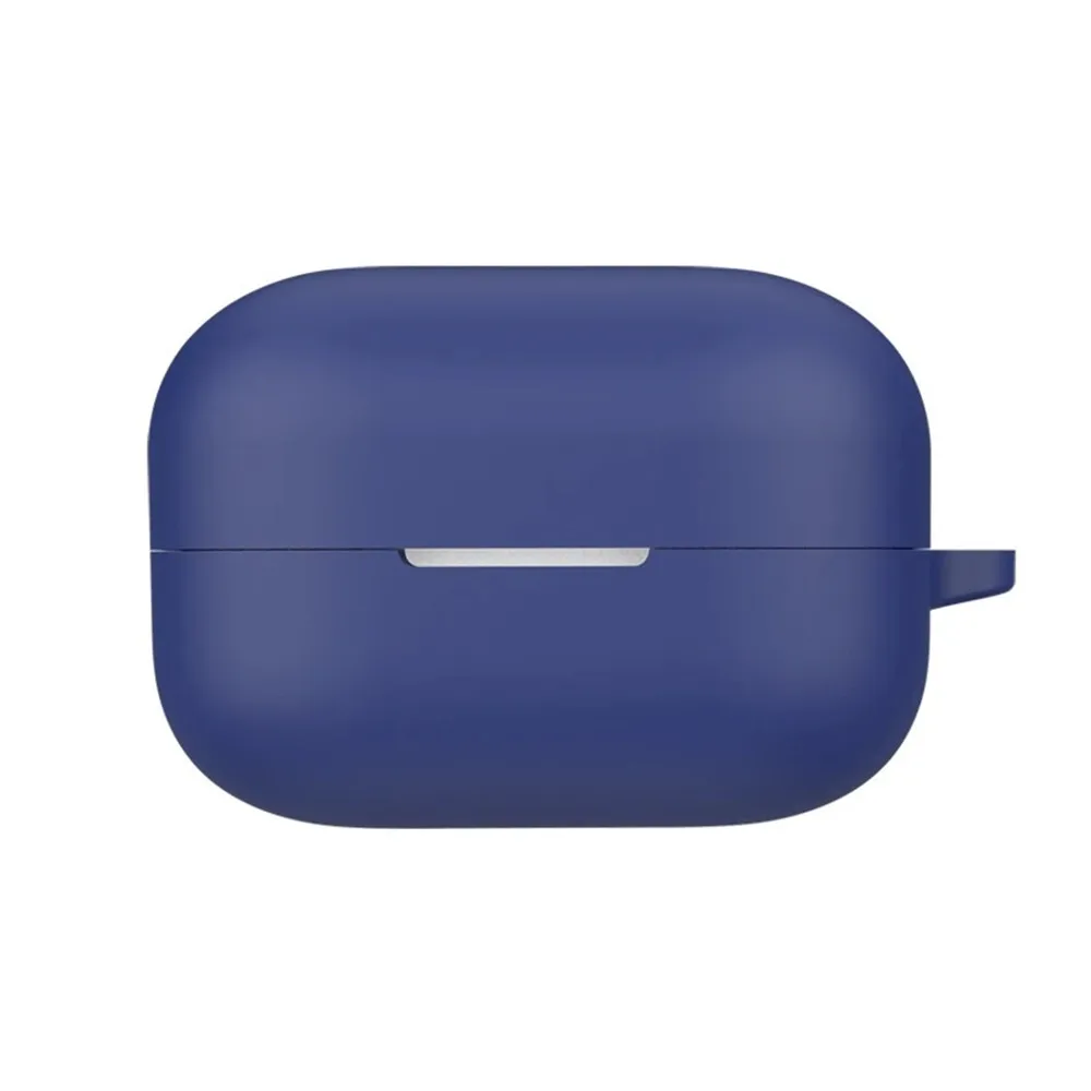 Solid Color Silicone Case for Earphone Protection - Soft, Shockproof Cover for LinkBuds Clip