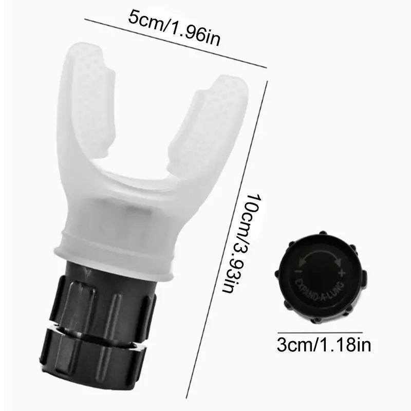 Sports Breathing Trainer Portable Lung Capacity Abdominal Breathing Trainer With Adjustable Intensity Knob Adult Lung Booster