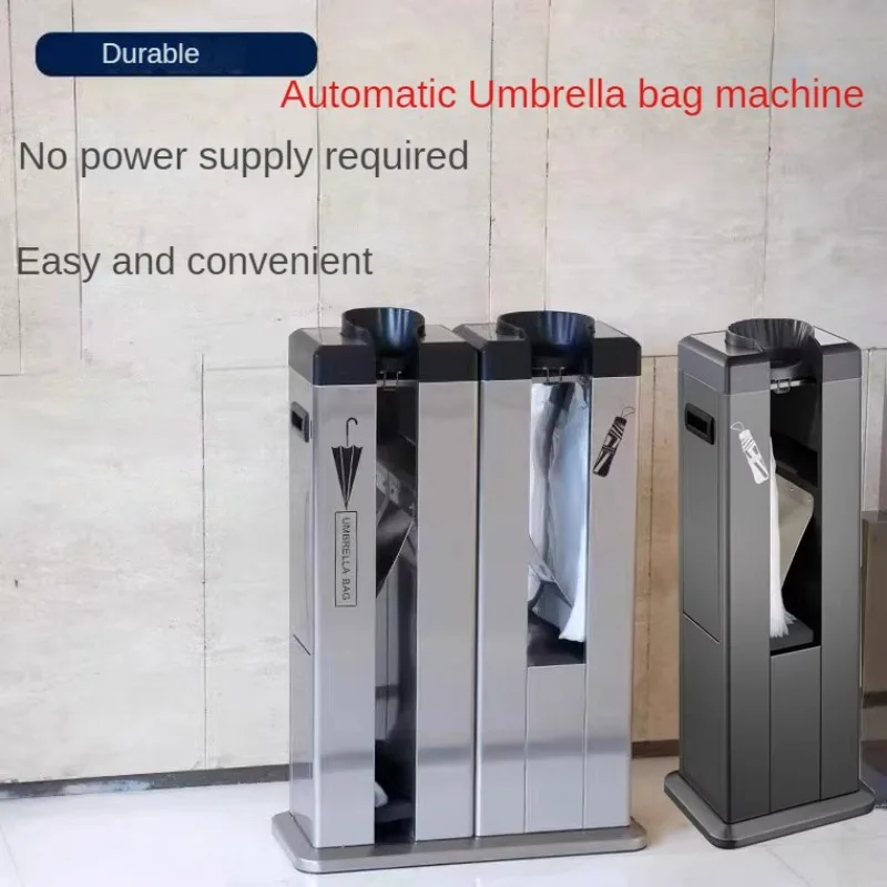Automatic Umbrella Cover, Umbrella Bag Machine, Stainless Steel, Luxury, Double Headed, Storage, Hotel Mall