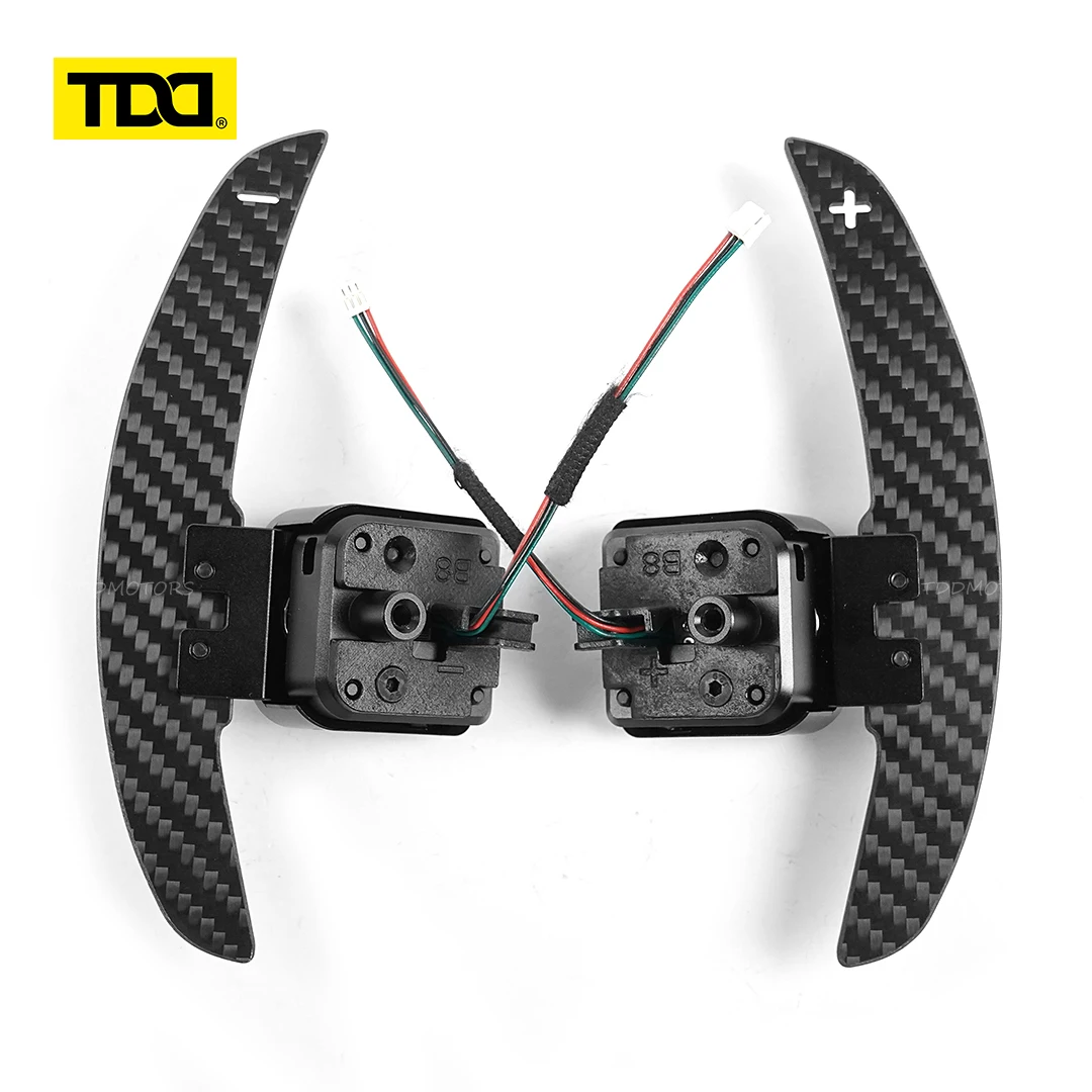 TDD Magnetic Carbon Fiber Paddle Shifters For Audi B8 B8.5 B9 C8 A1 A3 A5 A8 Q2 Q3 Q5 Q7 Q8 S1 S2 S3 S4 S5 SQ5 RS3 RS4 RS5 RSQ5