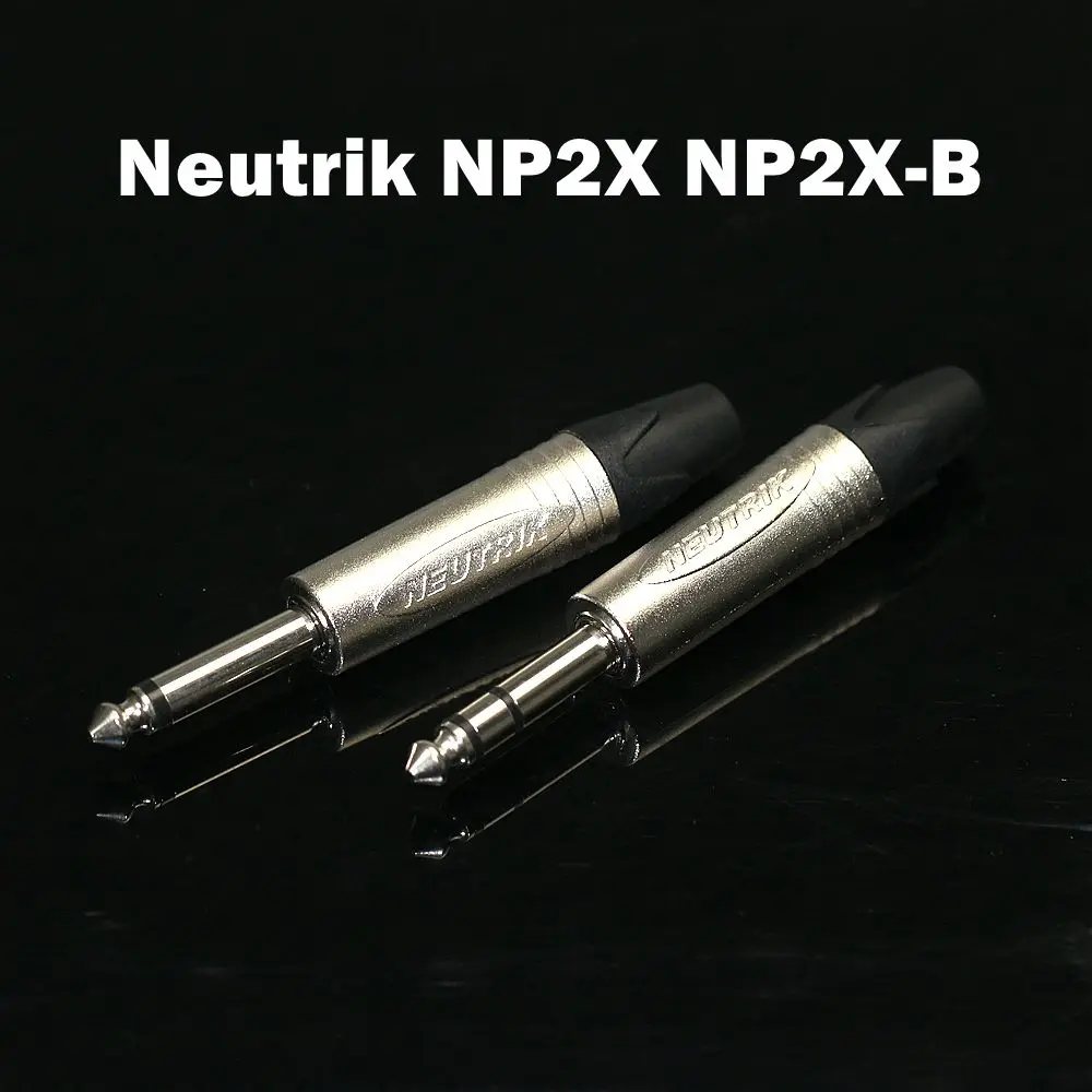 10-30 шт/партия для NEUTRIK NP2X NP2X-B PLUG Mono Professional 2 Pole 6,35mm 6,5mm Stereo Jack Plug Neutrik 6,35mm jack