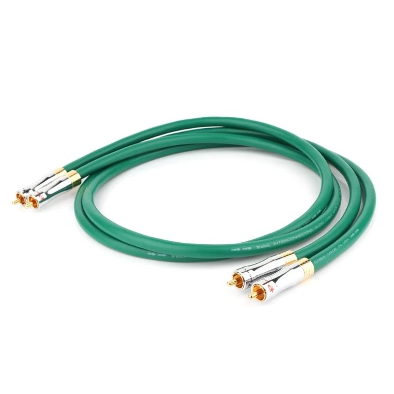 E74D Hocheffiziente RCA-zu-RCA-Verbindung, Kupferkabel, 2328 Hifi 99,98% Audiokabel – Detail 8
