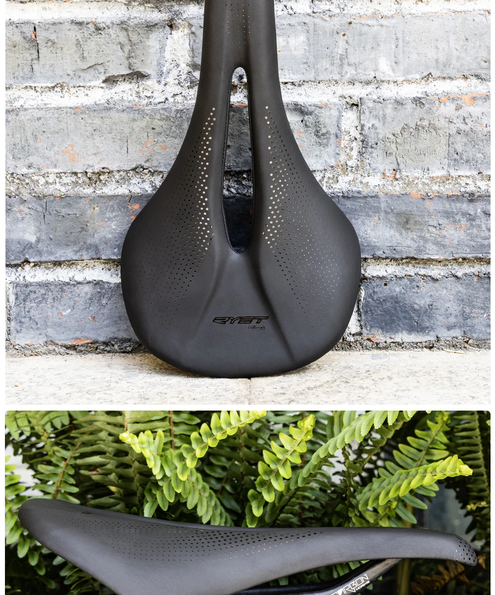 RYET 3D Gedruckt Fahrrad Carbon Sattel 140mm 143mm Super Licht Straße MTB Racing Sättel Fahrrad Sitzkissen radfahren Sitz Teile – Detail 24
