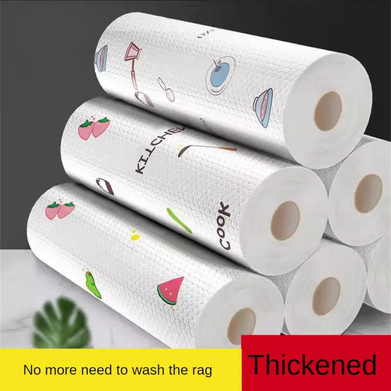 Disposable Rags Thickened Kitchen Dishcloth Towels Super Absorbent Cleaning Towels Car Cleaning Wipes Kitchen Cloths