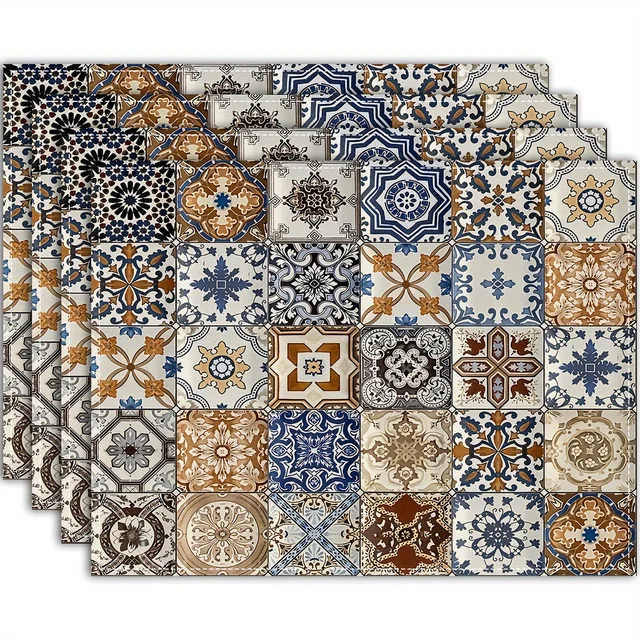 Chinoiserie Floral Placemats Set 2