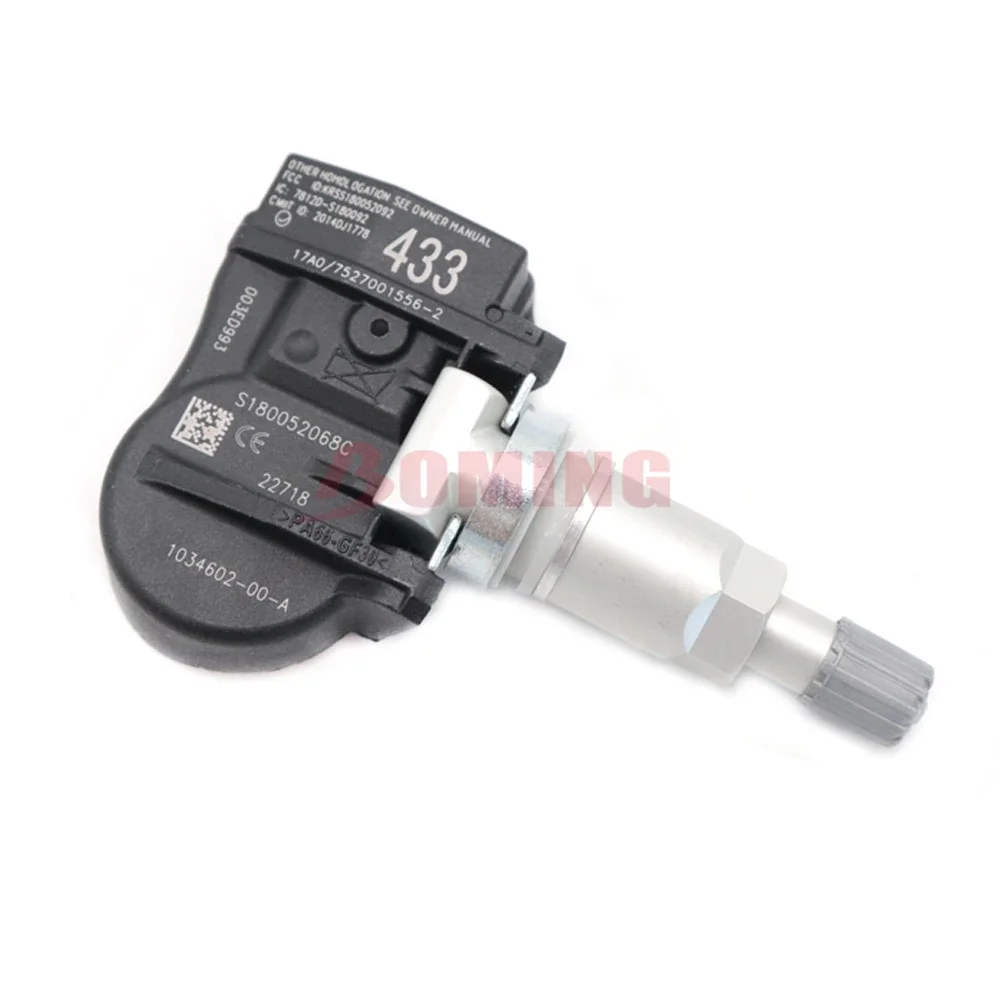 ڵ Ÿ̾ з ͸ , ׽  3 S X 2015-2022 433Mhz, 1034602-00-A, 103460200A TPMS