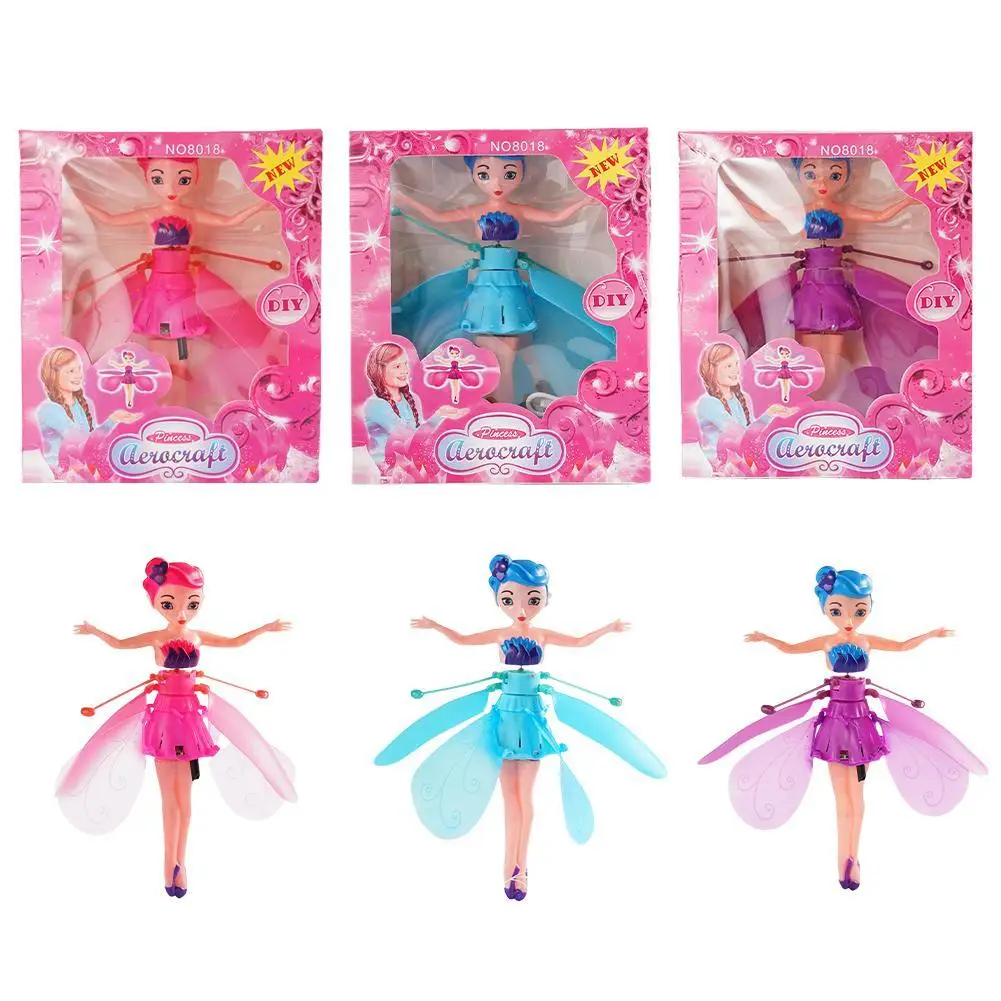 Hand Control Flying Toys Magic Gesture Sensor Levitating Fairy Drone LED Kids Indoor Outdoor
