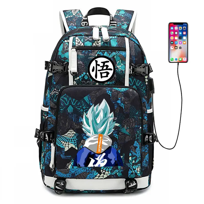 

Seven dragon ball schoolbag surrounding middle and high school students trendy brand backpack male Wukong new joint shoulder
