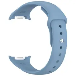 Silicone Smart Watch Band - Premium Wristband Accessories - Watch 8 Classic 46mm (Official Blue)