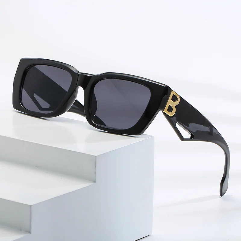 

Small Square Frame Letter B Men Women Sunglasses Brand Design Fashion Plastic Rectangle Sun Glasses Eyewear Free Shipping 2023