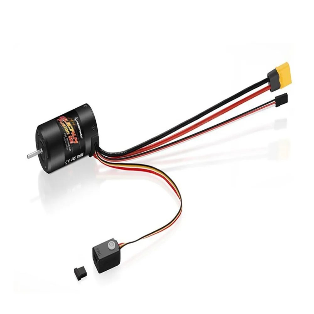 

HOT Hobbywing Quicrun Fusion SE 40A 1800KV 1200KV Waterproof Combination Engine ESC For 1/10 1/8 RC Model Car