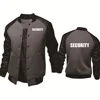 Spring Autumn Men's Jacket Security Uniform Print Splicing Sportswear High Quality Fashion Men's Baseball Uniform Men's top 3