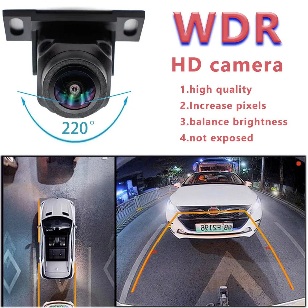 Car 360 camera 360 panoramic camera 360 degree camera used for Android multimedia machines with built-in 360 APP function WDR wide dynamic range clear image