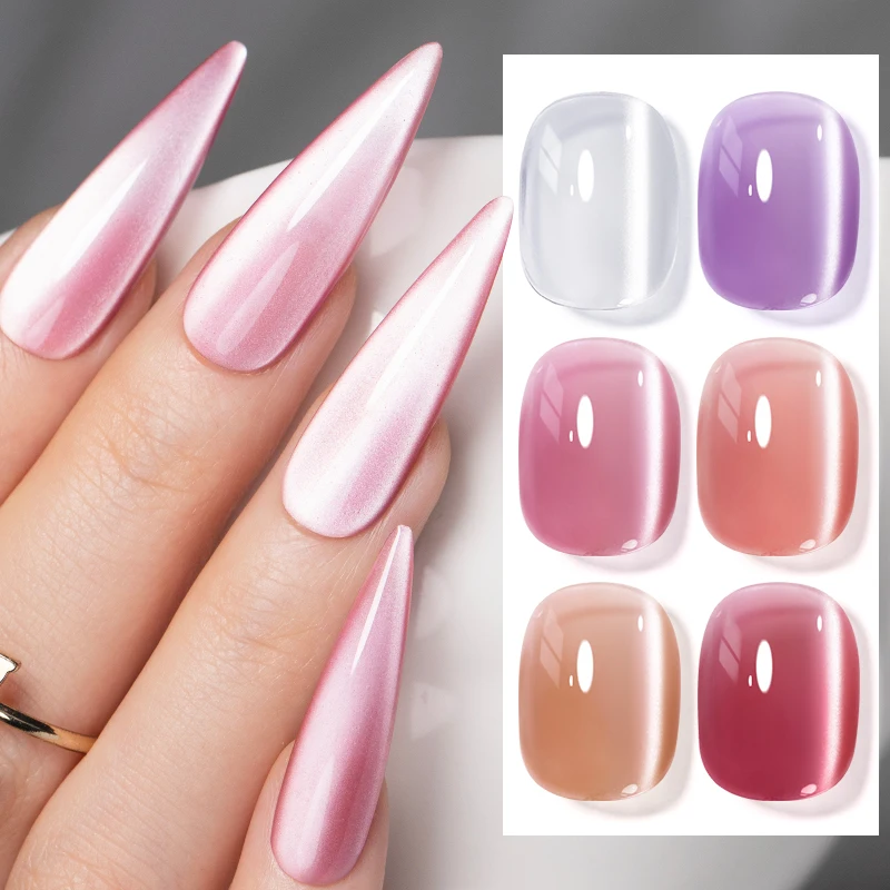 Moonlight Cat Magnetic Gel Nail Polish Set