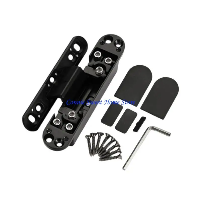LXAF Invisible Türscharniere einstellbare versteckte Scharniere Ersatz Aluminiumlegierung Butt Scharnier Home Türhardware zu zu – Detail 10