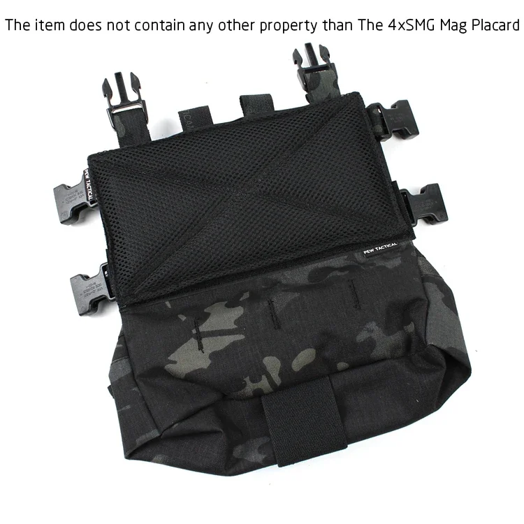 PEW TACTICAL QUAD SMG Mag Placard Mag Pouch LV119 MK3 MK4 JPC2.0 전술 조끼 체스트 리그 에어소프트 파우치 MG