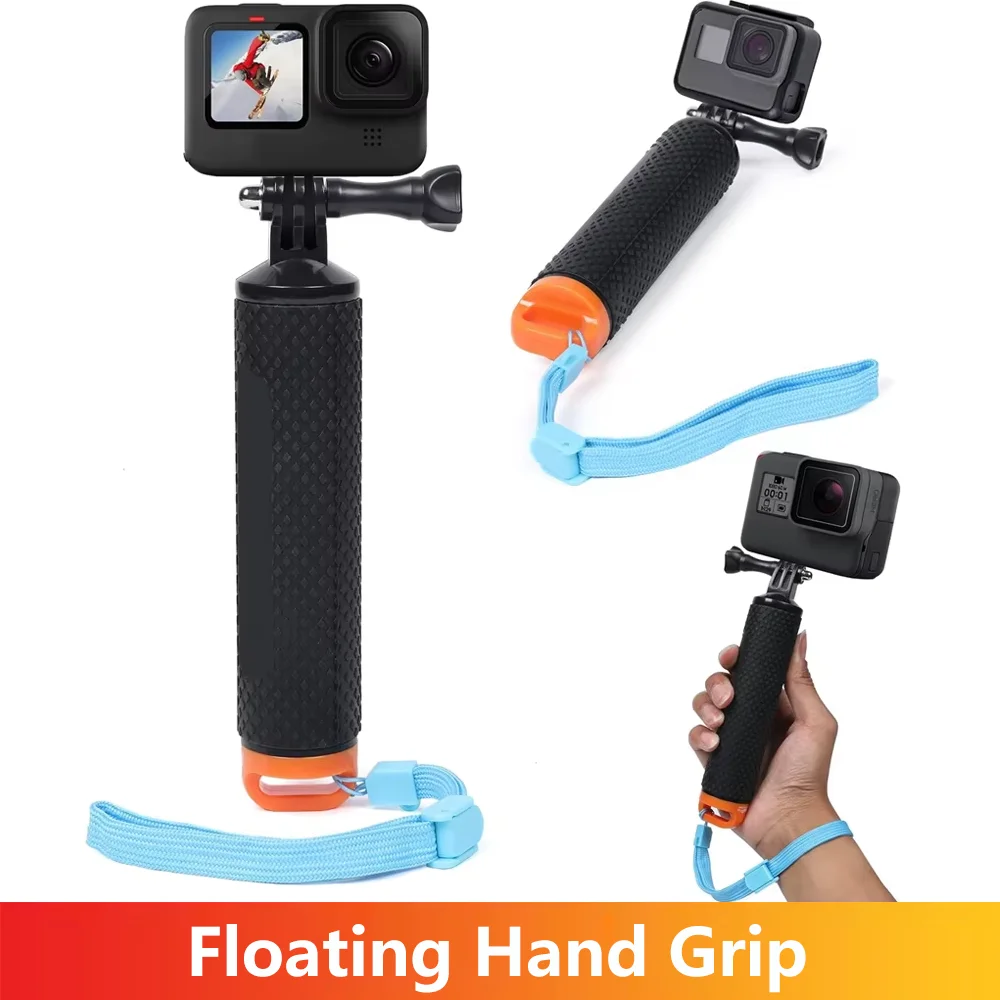 Poignée Flottante pour GoPro Hero 13 12 11 10 9 8 7 5 Insta360 DJI - Lot de 1/2/3