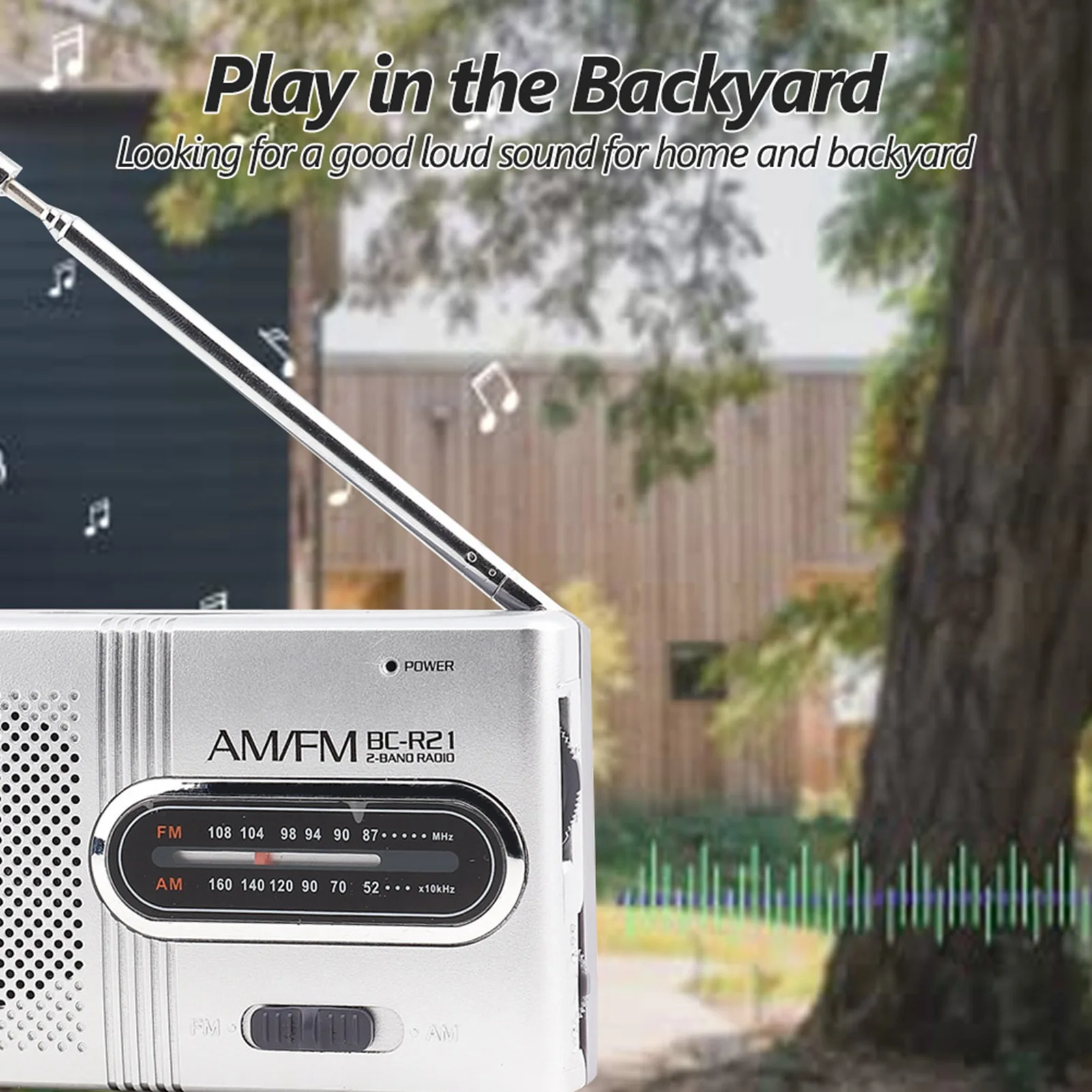 AM Radio AM/FM Radio FM Radio Radio Wireless Speaker  Portable AM/FM Mini Radio Stereo Speakers Receiver Music Player