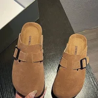 2024 NEW Mules Shoes Women Slippers Summer Beach Sandals Fashion Dress New Walking Slides - Image 2