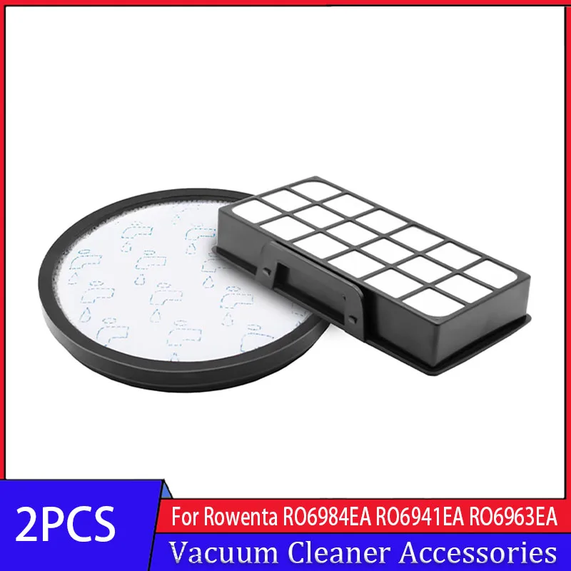 Kit Filtri Compatibili Per Rowenta X-Trem Power Cyclonic (RO69XX) - Sostitutivo ZR006001, HEPA+Spugna, Allotech