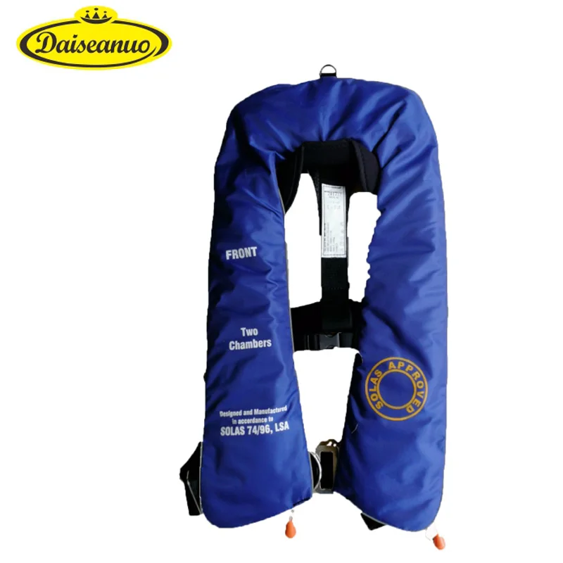 Daiseanuo-Pro Premium Inflatable Life Jackets Double Chamber PDF Lifesaving Vest Adult Buoyancy Aid 275N life jacket