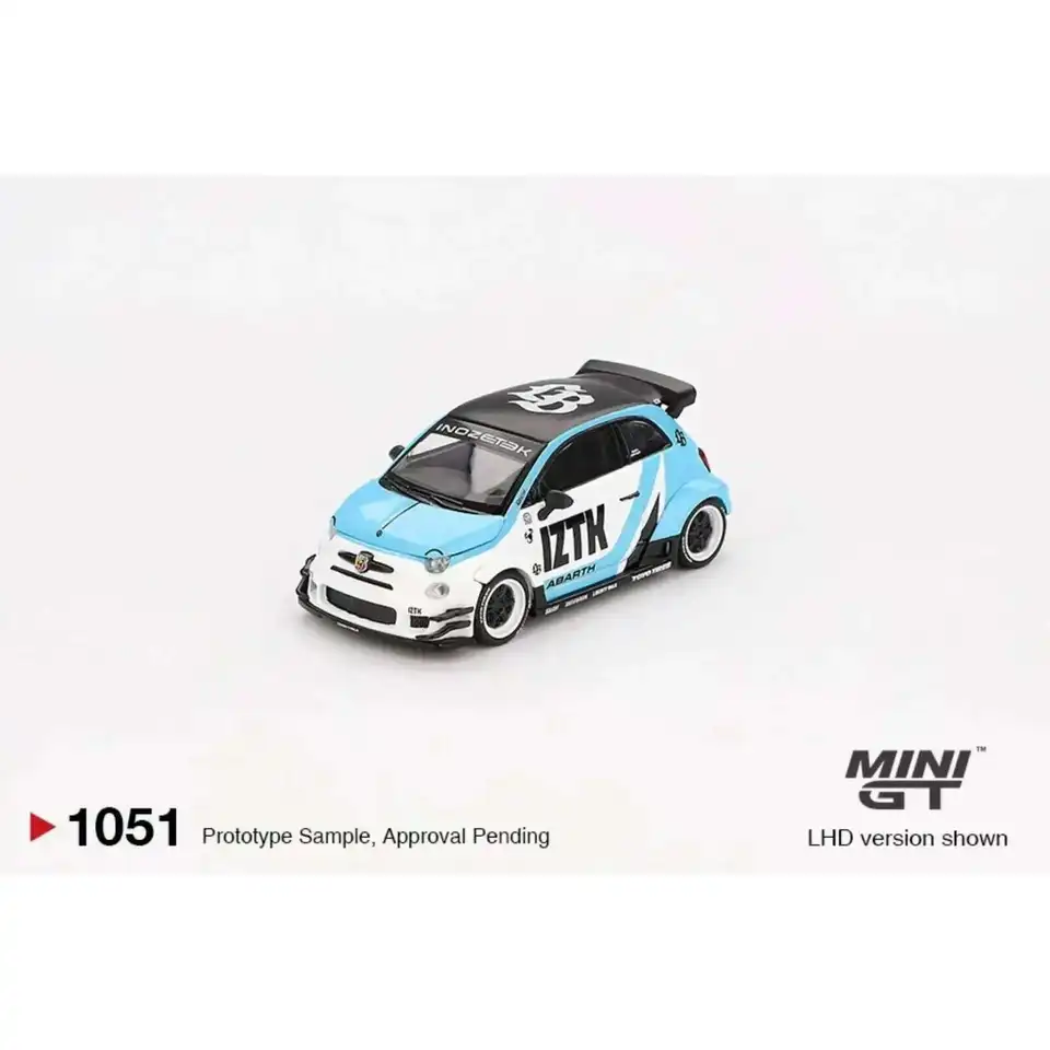 MINIGT 1051 1:64 Abarth 595 LB WORKS Abas Works IZTK Diecast Car
