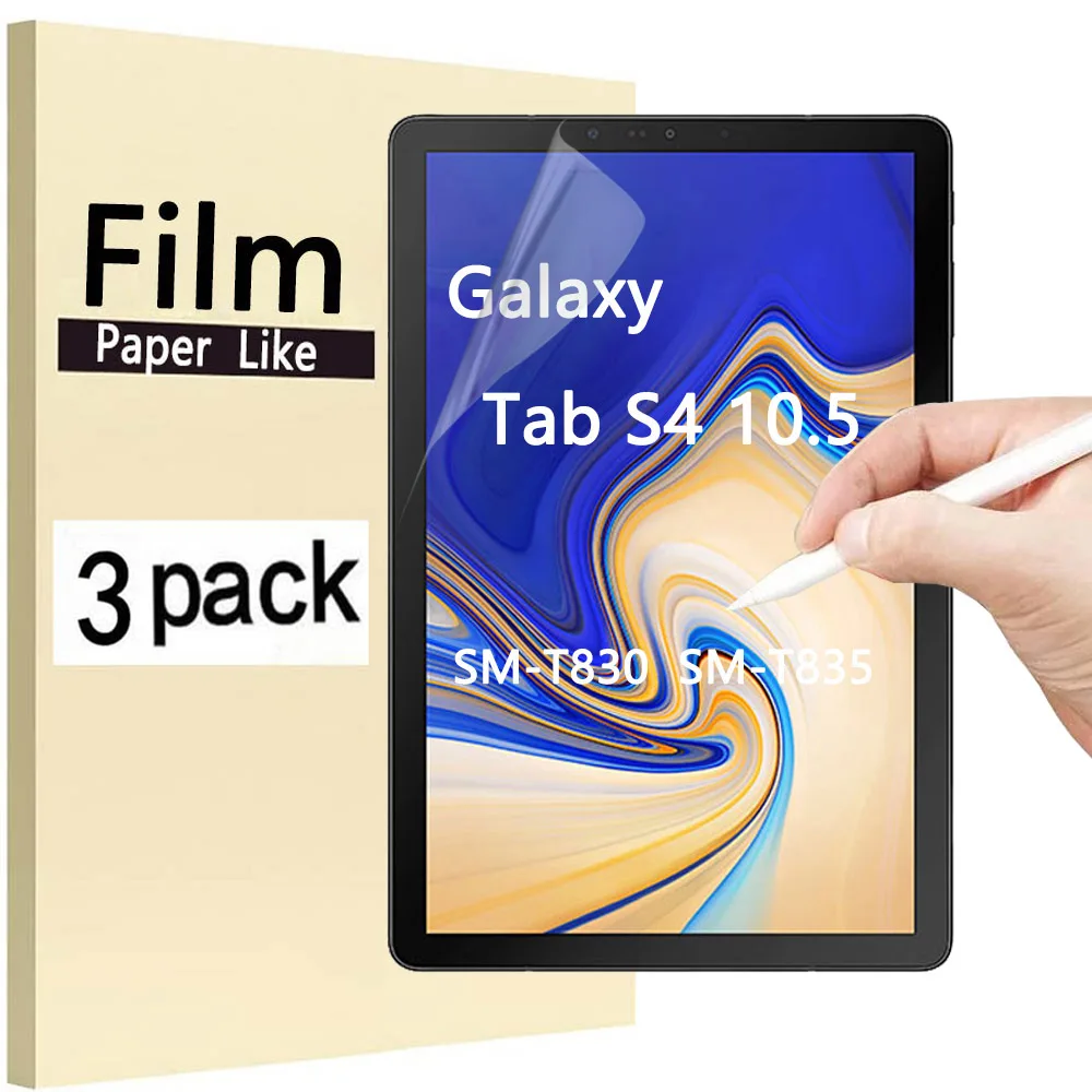 

Paper Like Film For Samsung Galaxy Tab S4 10.5 2018 SM-T830 SM-T835 T830 T835 Matte PET Screen Protector Tablet Film