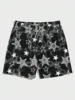 New Men's Summer Shorts Loose Luxury Shorts 3D Printed Casual Five pointed Star Printed Harajuku Shorts Hawaiian Beach Shorts 1