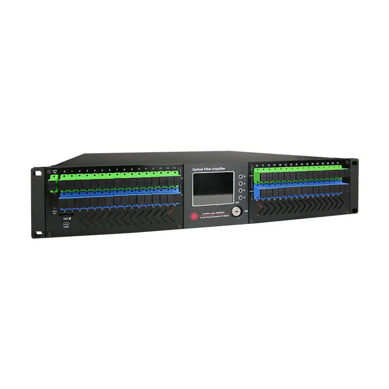 FTTH WDM EDFA 4 8 16 32 ports 1550nm CATV optical amplifier high power multi-port