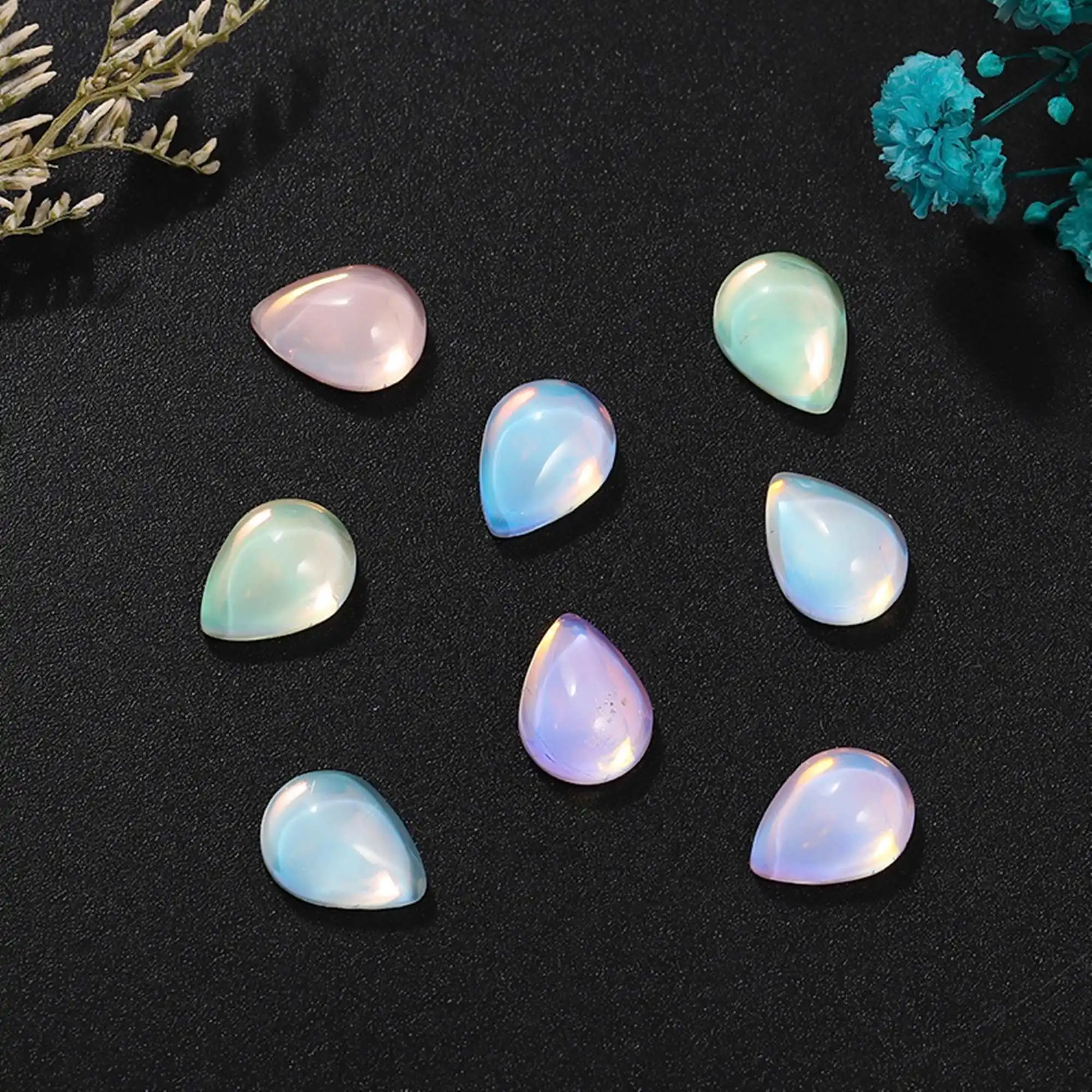 

Плоские плоские стеклянные аксессуары «сделай сам», 50 шт./партия