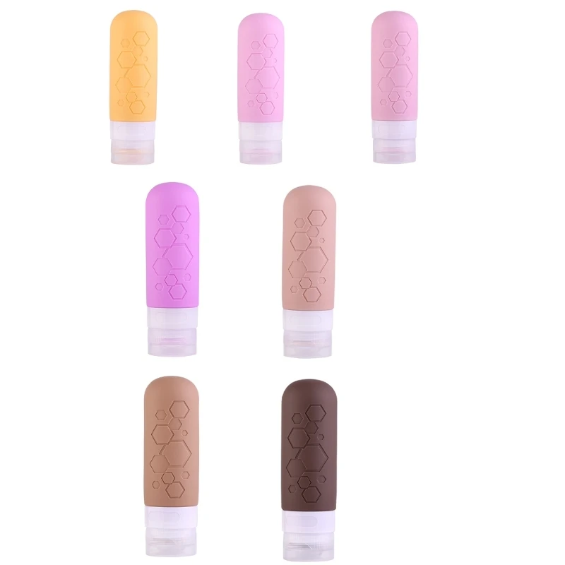 

Silicone Travel Bottle Refillable Toiletries Container Travel Size Cosmetic Tube