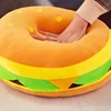 New Plush toys hamburger shape pillow creative funny plush toy doll cushion pillow child gift realistic hamburger stuffed toys 2